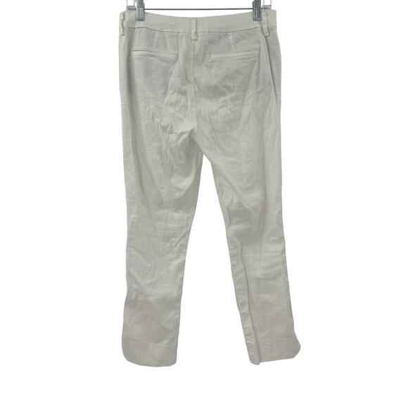 Level 99 white linen cropped pants - Picture 4 of 7